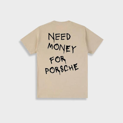 Nicky Need Money For Porsche Vintage T Shirt For Men Stylish Summer Tee With Retro Charm