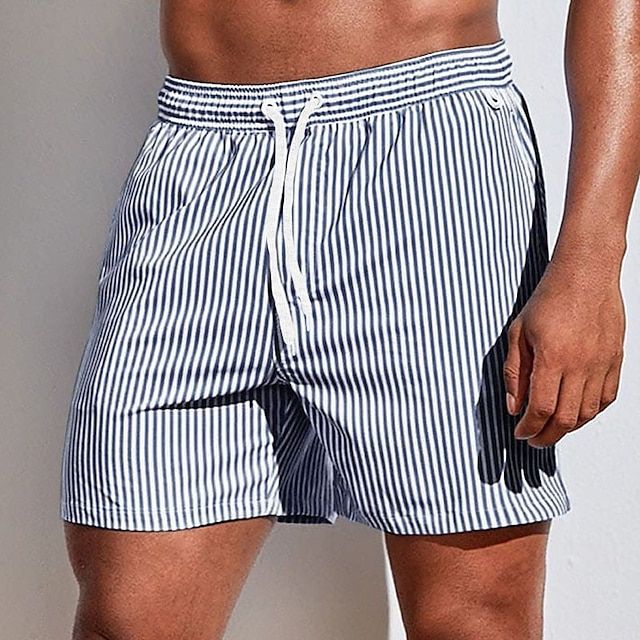 TrendAura Nordisk Flair Men's Quick Dry Swim Shorts With Elastic Waist Mid Thigh Length