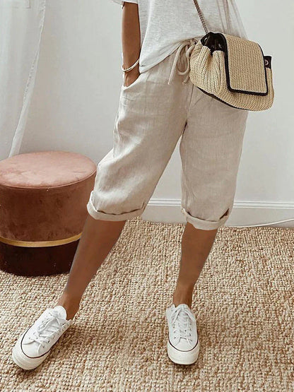 Ismène Cotton Shorts For Women Timeless Comfort Lightweight Fit Refined Style Premium Everyday Comfort