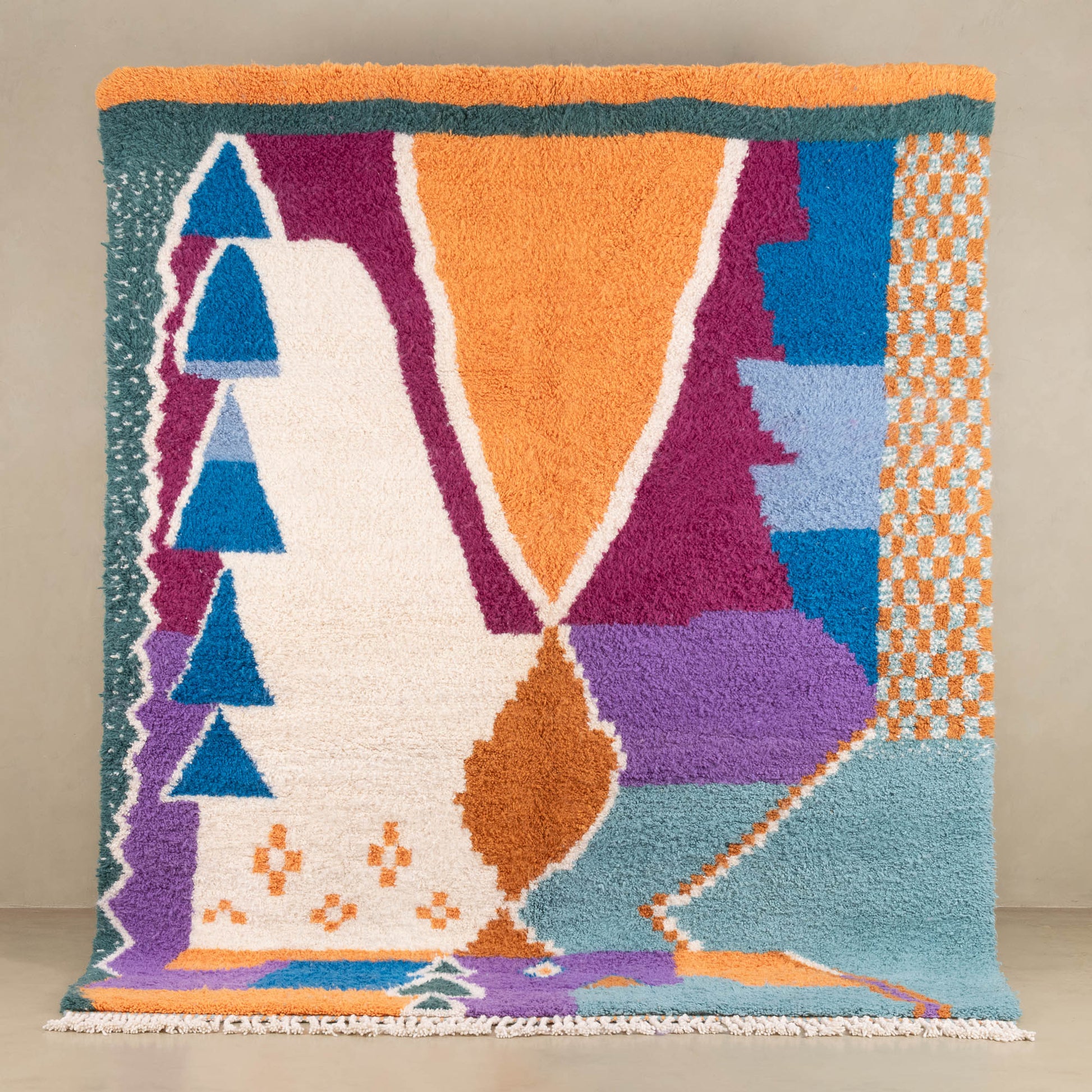 Lamssa - Beni ourain rug - TrendAura