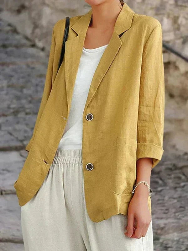 Women's Linen Blazer | Light and Elegant | Casual Chic