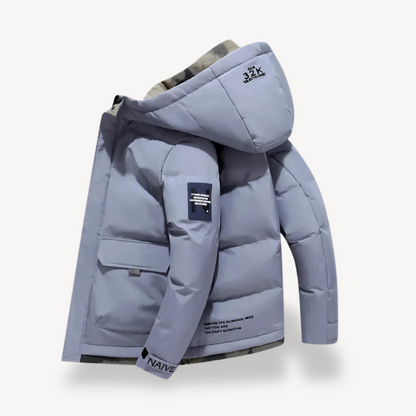 Men's Puffer Jacket Insulated Warmth With Structured Silhouette For Urban Men Everyday Winter Outings