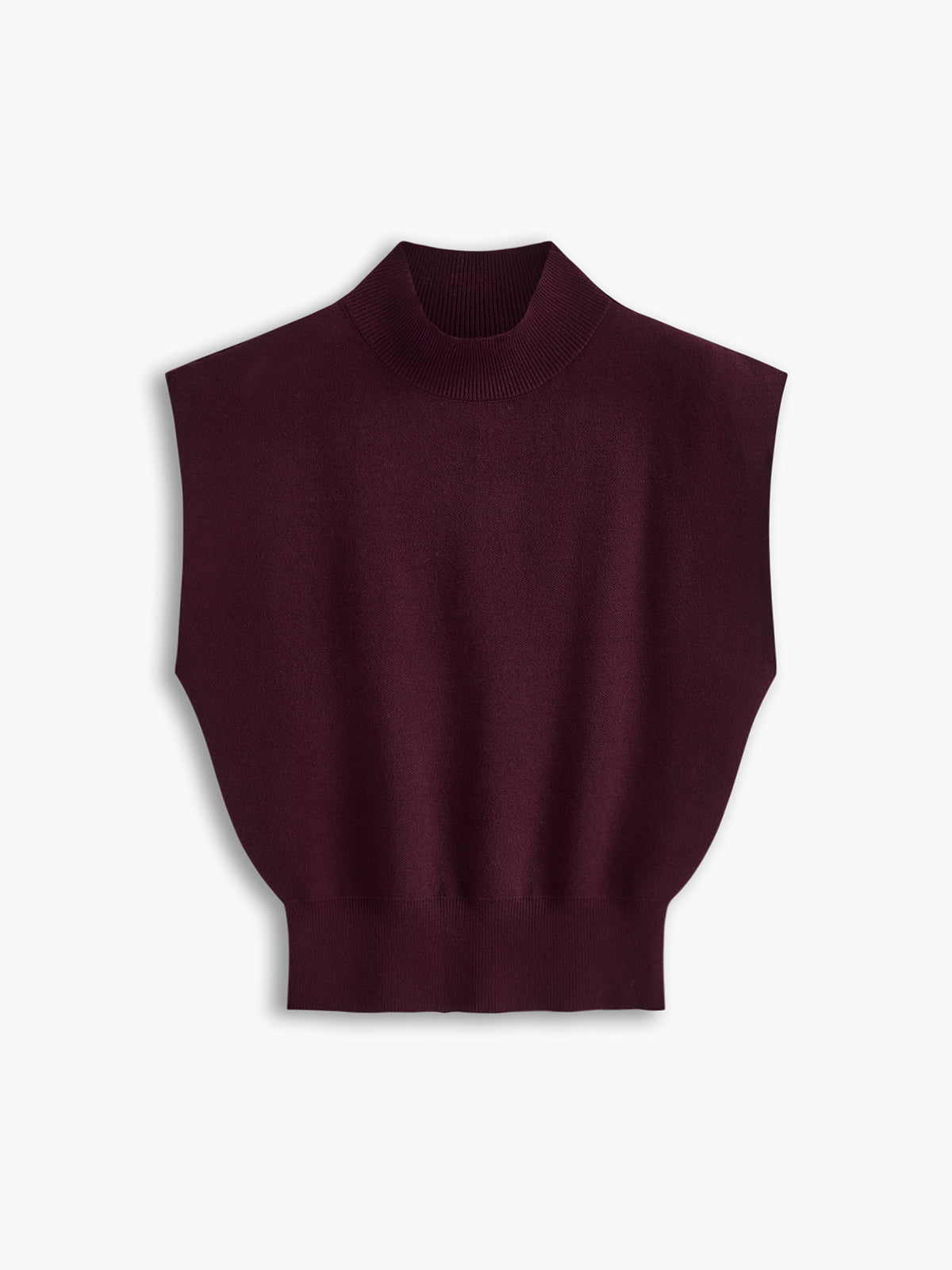 TrendAura Leisurely Solid Pullover Sweater Vest - Casual Knit Top With Slight Stretch For All Day Comfort