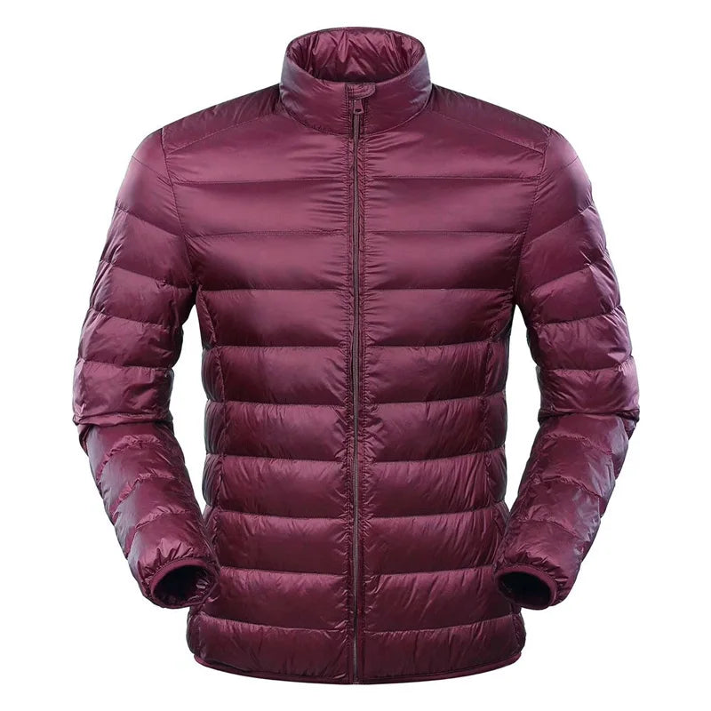 Leon Men's Ultra Light Down Jacket By TrendAura Windproof Warmth For Cold Weather Outdoor And Casual Wear