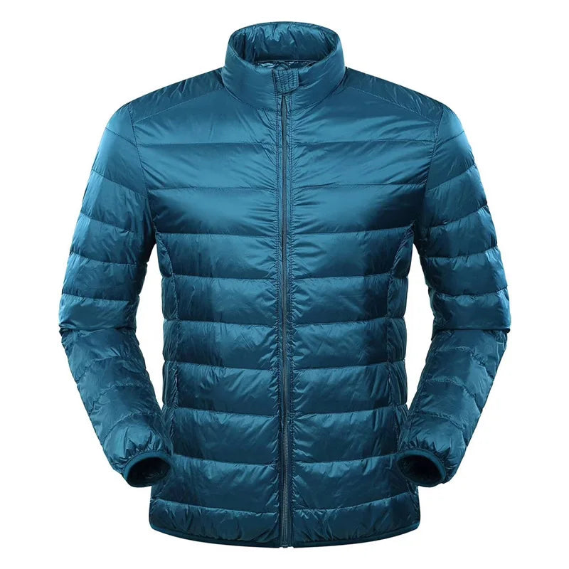 Leon Men's Ultra Light Down Jacket By TrendAura Windproof Warmth For Cold Weather Outdoor And Casual Wear