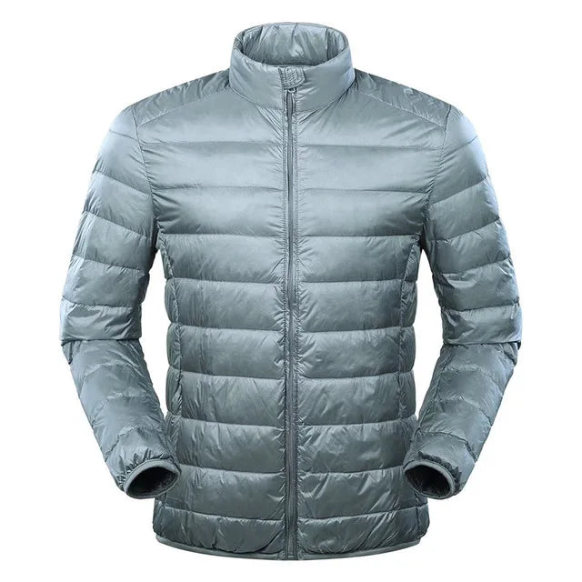 Leon Men's Ultra Light Down Jacket By TrendAura Windproof Warmth For Cold Weather Outdoor And Casual Wear