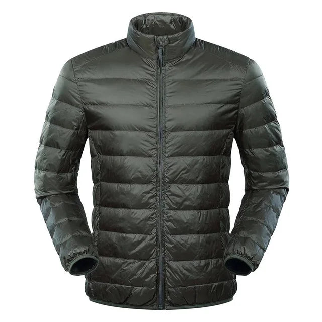 Leon Men's Ultra Light Down Jacket By TrendAura Windproof Warmth For Cold Weather Outdoor And Casual Wear