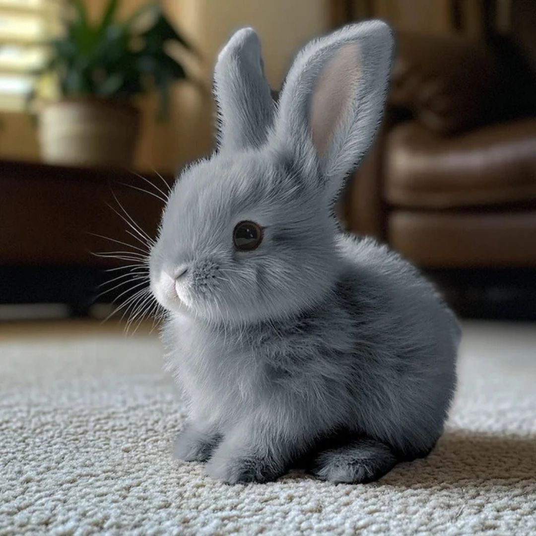 Plush Rabbit Toy With Realistic Movements And UltraSoft Fur For Kids And Collectors