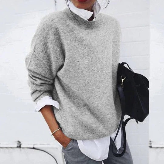 TrendAura Lightweight Men Crew Neck Knit Sweater For Everyday Casual Wear In Blue
