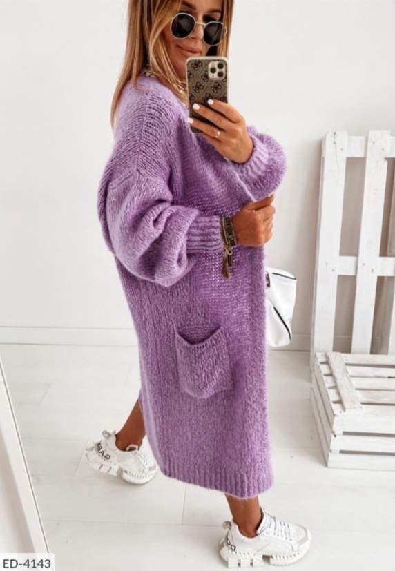 Jessica | Women’s Winter Cozy Long Open-Front Cardigan
