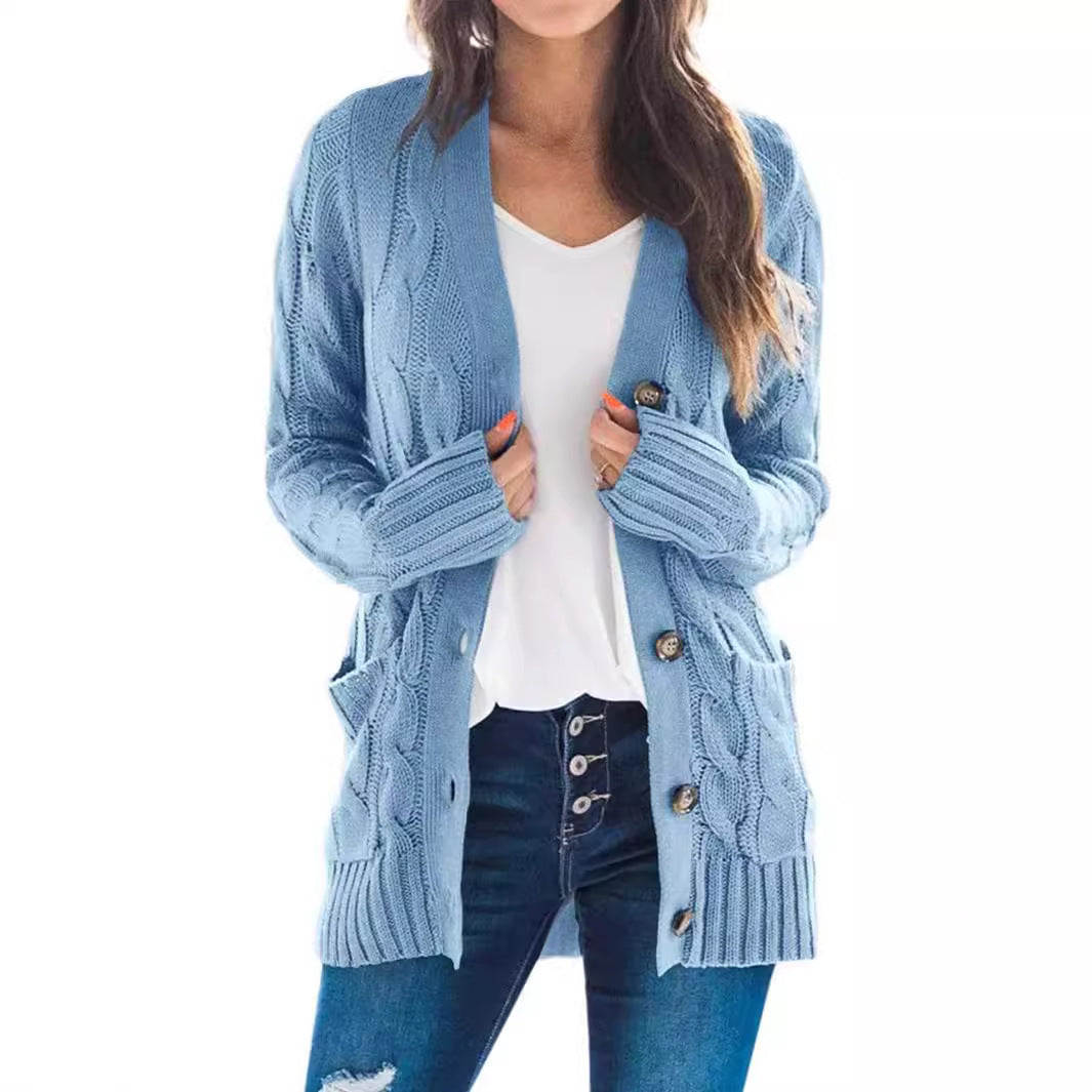 Women’s Chunky Knit Cardigan | Long