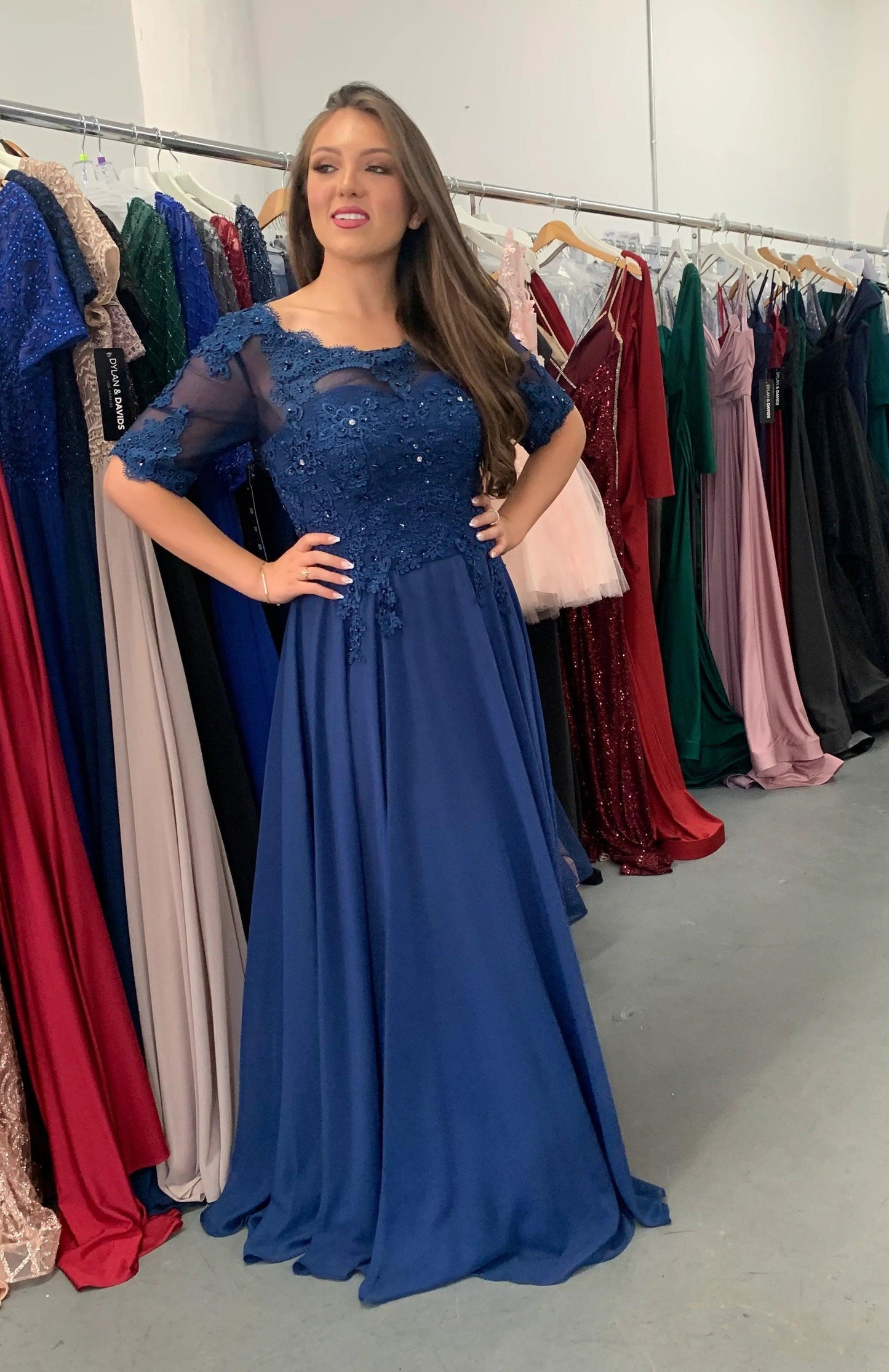 Long Formal Mother of the Bride Dress Sale - TrendAura