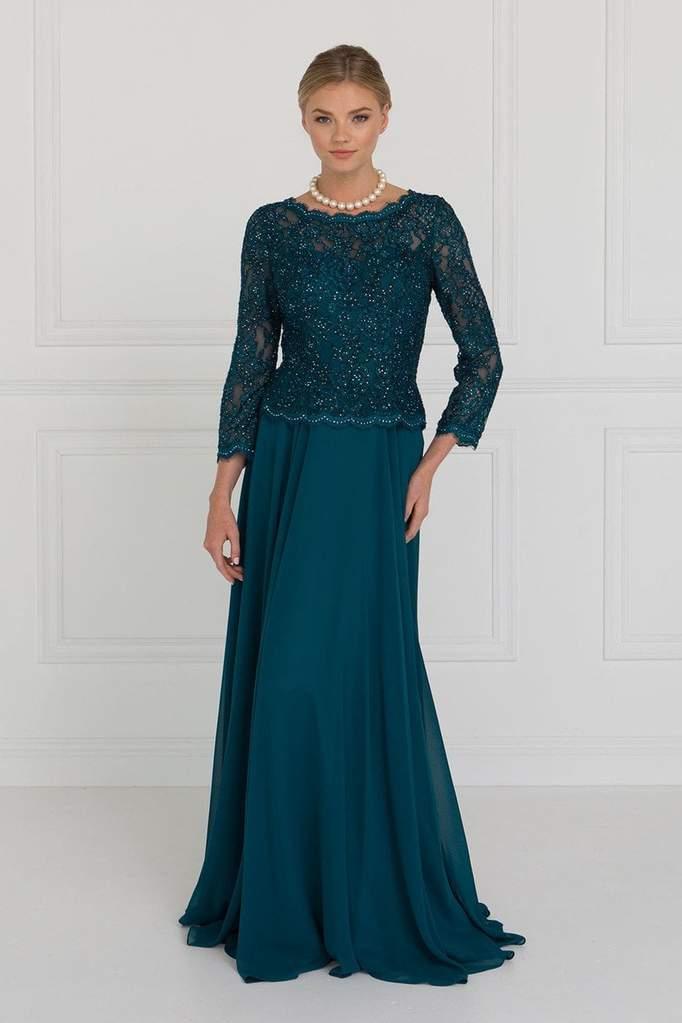 Long Mother of the Bride Dress Formal Gown