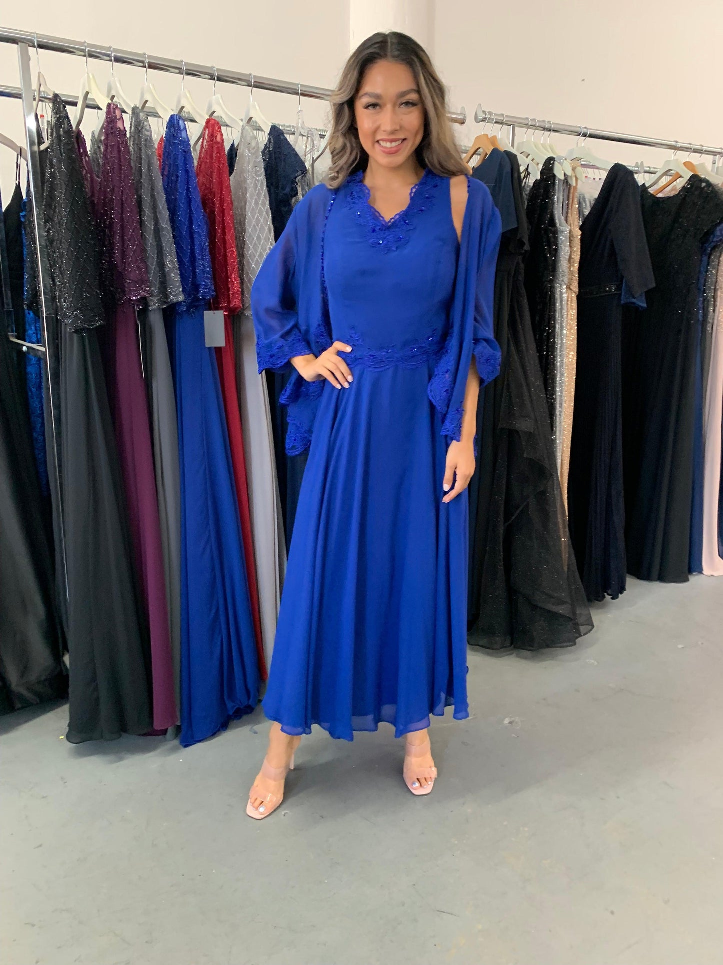 Long Mother of the Bride Dress Sale - TrendAura