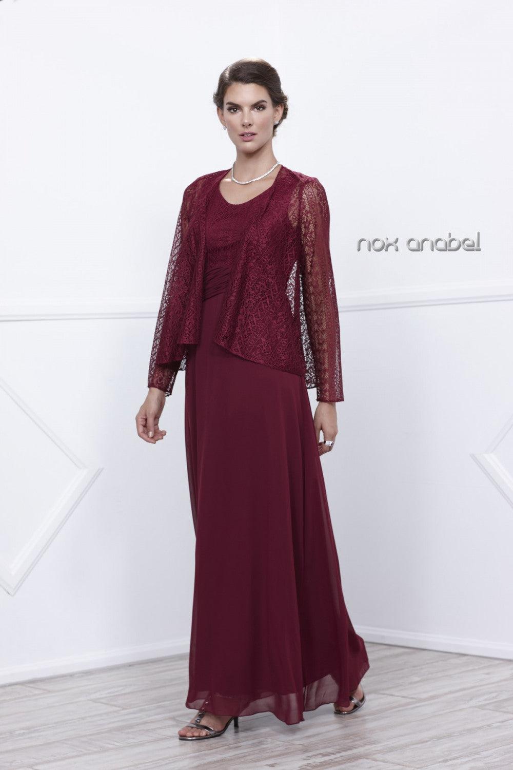 Long Mother of the Bride Formal Dress
