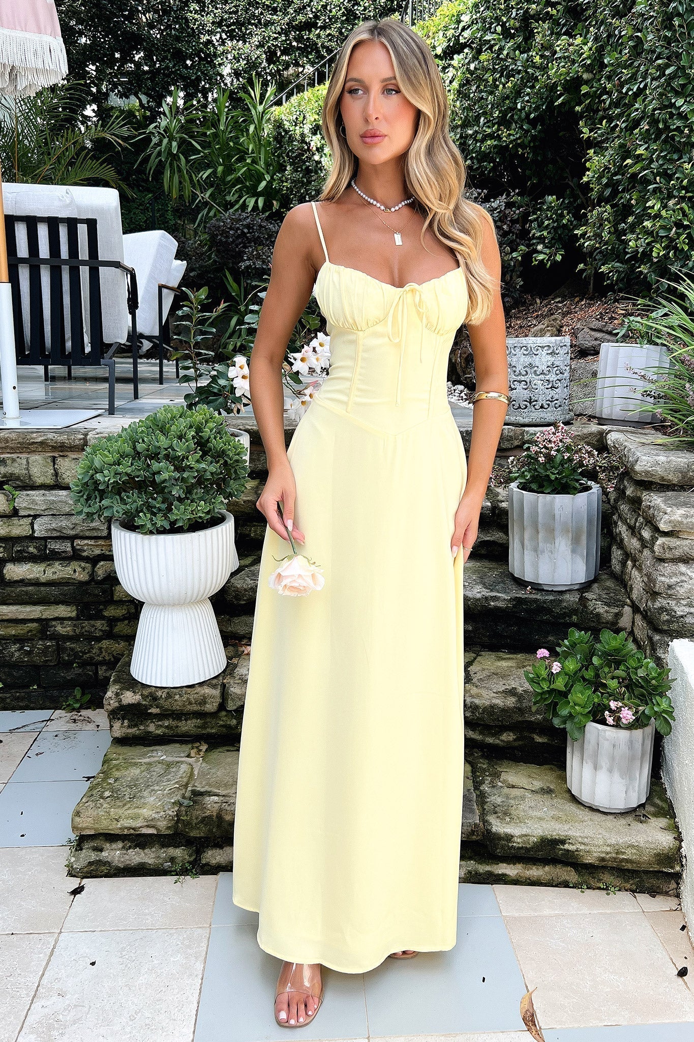 Women's Spaghetti Strap Wrap Maxi Dress with Flowing Design and Versatile Style - TrendAura