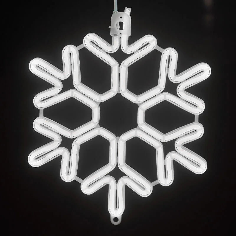 LED Snowflake Outdoor Christmas Lights For Garden Decor With Warm Glow Weatherproof For Homeowners