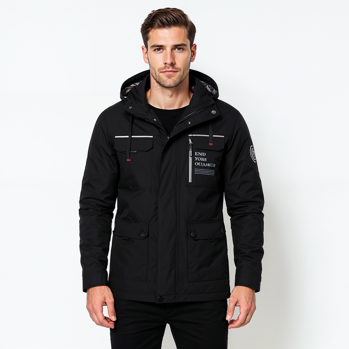 Nordfall Mens Waterproof Winter Jacket Ultimate Weatherproof Warm Insulated Coat For Outdoor Adventurers