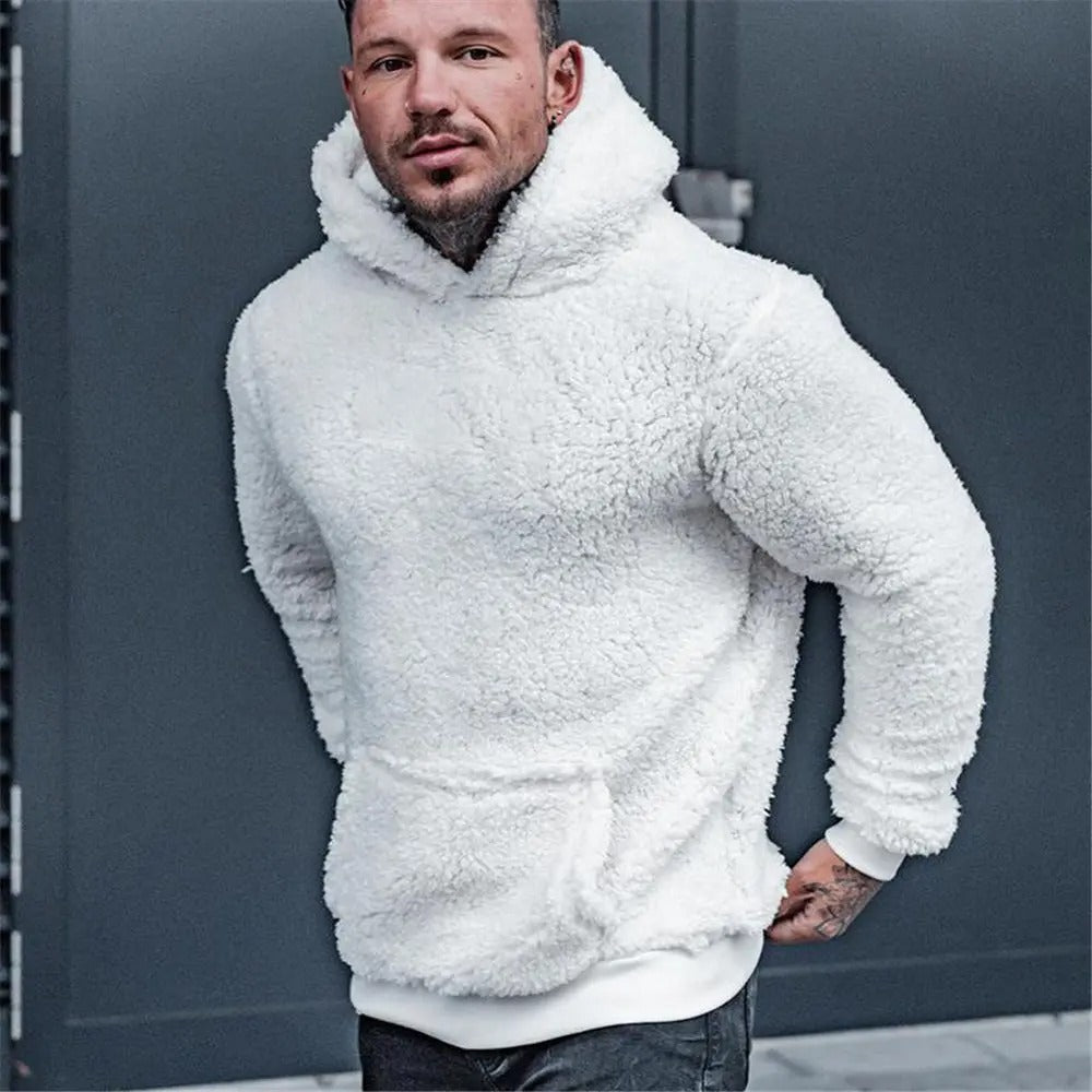 Kabil Classic Teddy Hoodie For Men Soft Cozy Fleece For Everyday Comfort Premium Warmth And Style