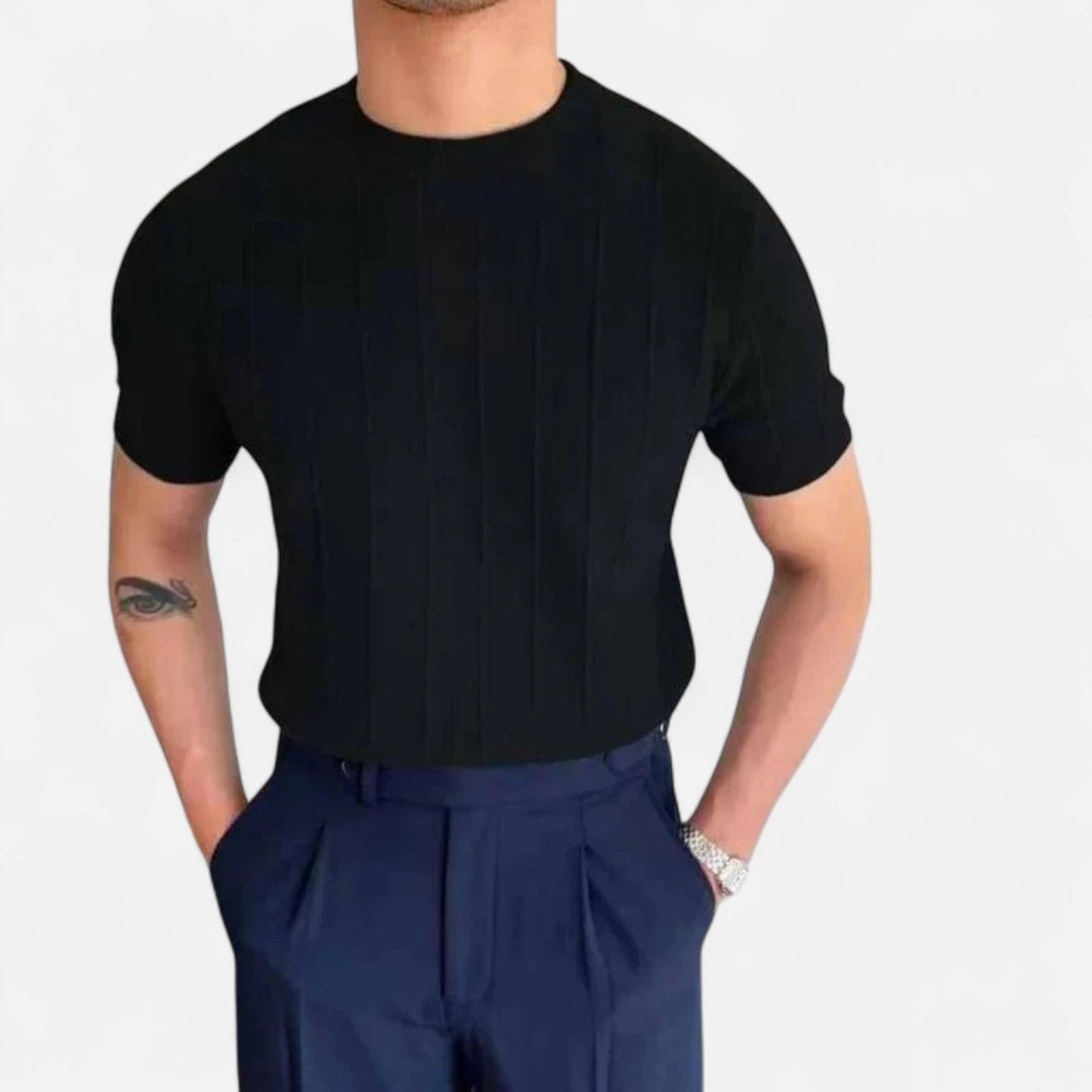 Ancient World | Men's Short Sleeve Summer Polo – Silent Luxury and Timeless Aesthetic "Old Money"