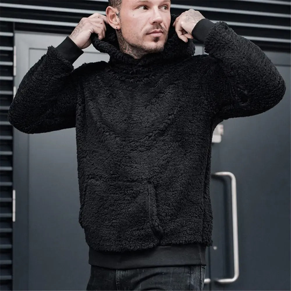Kabil Classic Teddy Hoodie For Men Soft Cozy Fleece For Everyday Comfort Premium Warmth And Style
