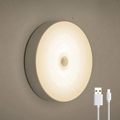Wireless motion sensor adhesive LED lamp