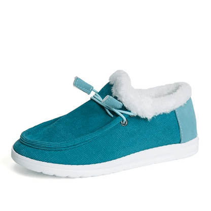 Ortho Feya Winter Loafers For Women With Plush Velvet Lining And All Day Comfort Lightweight EVA Cushioning