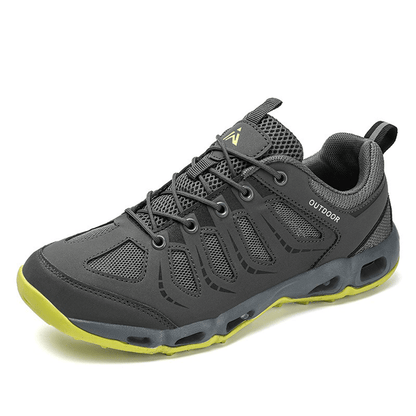 Ortho Hike Men Hiking Shoes With Breathable Upper Cushioned Insole And Durable Rubber Outsole