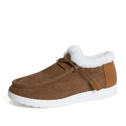 Ortho Feya Winter Loafers For Women With Plush Velvet Lining And All Day Comfort Lightweight EVA Cushioning