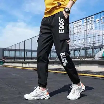 Marcus Men's Trendy Hip Hop Wide Leg Cargo Workwear Pants For Streetwear And Everyday Comfort