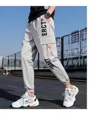 Marcus Men's Trendy Hip Hop Wide Leg Cargo Workwear Pants For Streetwear And Everyday Comfort