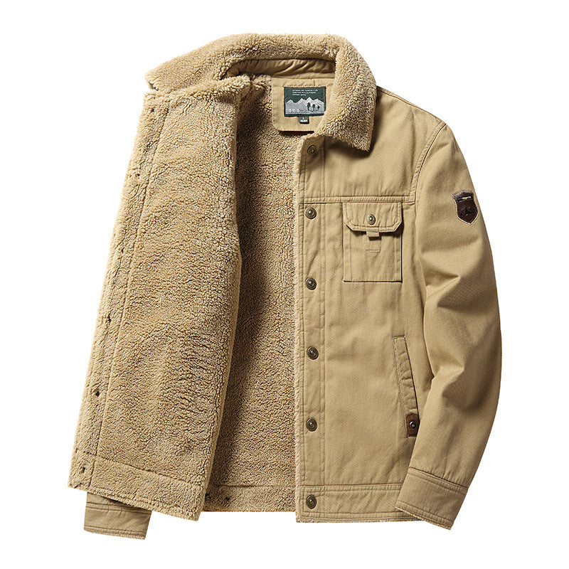 Mason Mens Winter Jacket With Wool Liner Thick Warm Outerwear Perfect For Snowy Days From TrendAura
