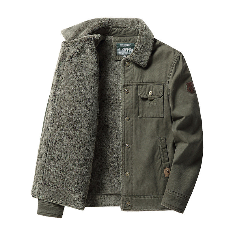 Mason Mens Winter Jacket With Wool Liner Thick Warm Outerwear Perfect For Snowy Days From TrendAura