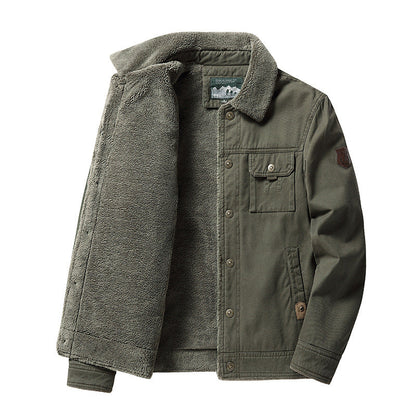 Mason Mens Winter Jacket With Wool Liner Thick Warm Outerwear Perfect For Snowy Days From TrendAura