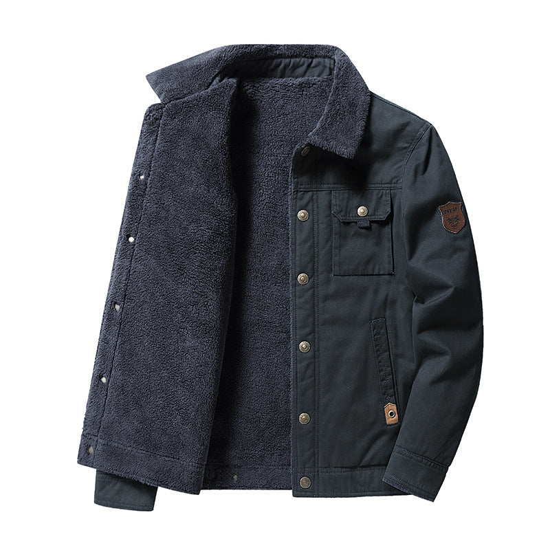 Mason Mens Winter Jacket With Wool Liner Thick Warm Outerwear Perfect For Snowy Days From TrendAura