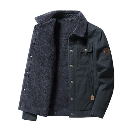 Mason Mens Winter Jacket With Wool Liner Thick Warm Outerwear Perfect For Snowy Days From TrendAura