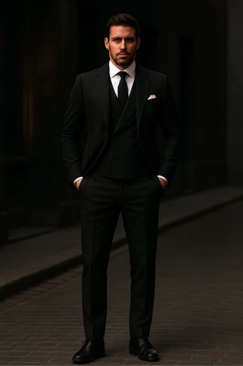 Matteo Three Piece Suit With Vest For Men Elegant Modern Versatile For Formal Events And Premium Meetings