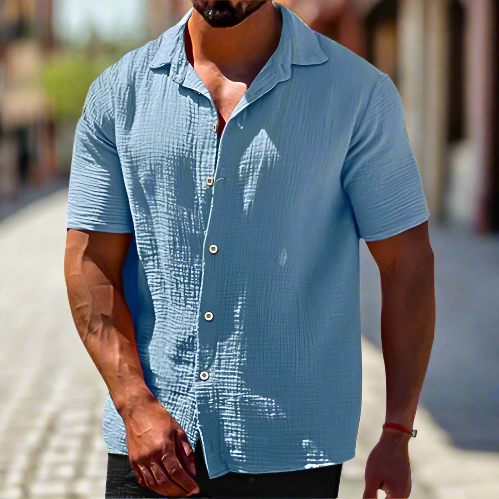 Fabian | Modern linen shirt for men - Breathable and stylish