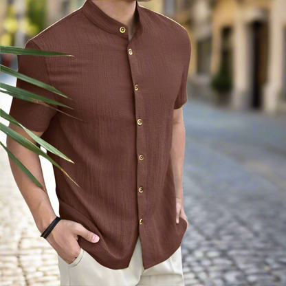 Emiel | Comfortable Linen Shirt for Men - Breathable Shirt Made of Linen