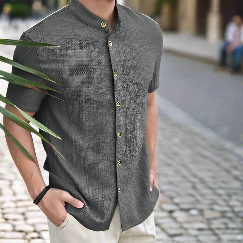 Emiel | Comfortable Linen Shirt for Men - Breathable Shirt Made of Linen