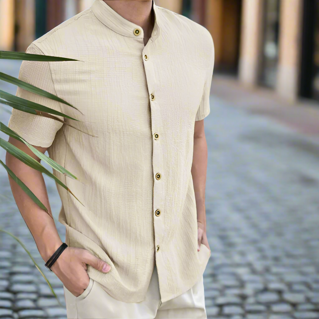 Emiel | Comfortable Linen Shirt for Men - Breathable Shirt Made of Linen