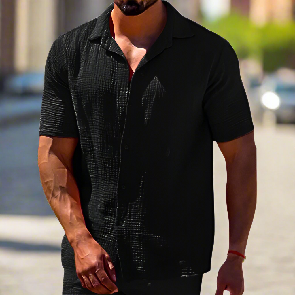 Fabian | Modern linen shirt for men - Breathable and stylish