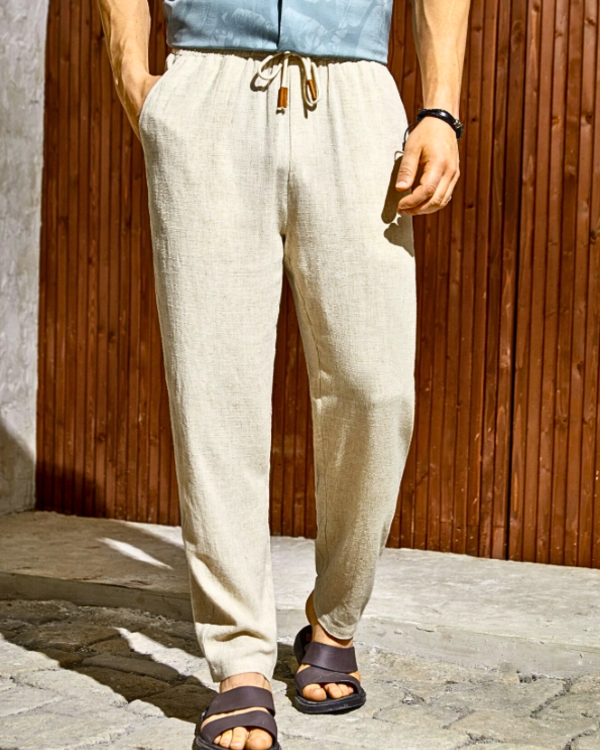 Arthur | Classic Linen Pants for Men - Breathable Linen Pants