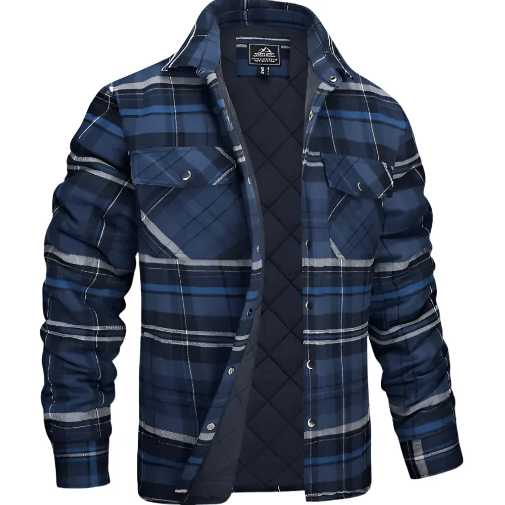 Weatherproof Mens Quilted Shirt Jacket Insulated For All Seasons Outdoor Layering For Men
