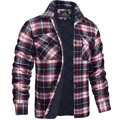 Weatherproof Mens Quilted Shirt Jacket Insulated For All Seasons Outdoor Layering For Men