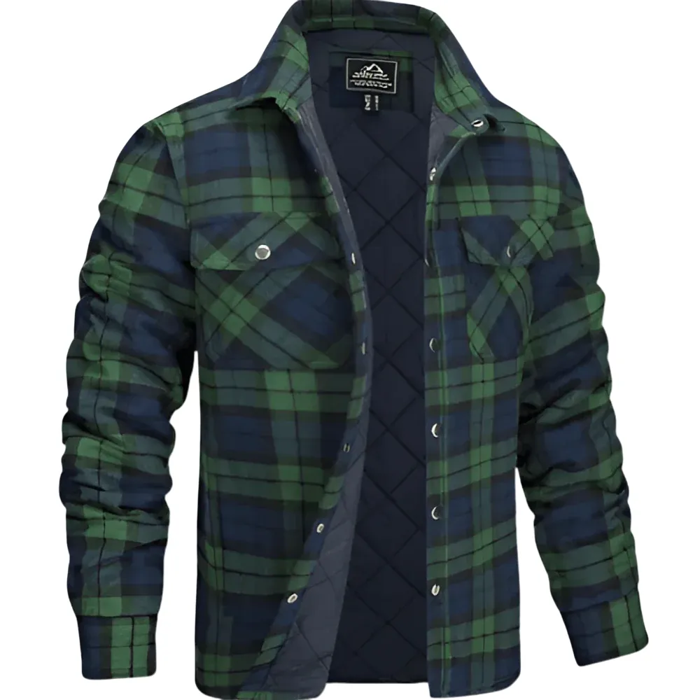 Weatherproof Mens Quilted Shirt Jacket Insulated For All Seasons Outdoor Layering For Men