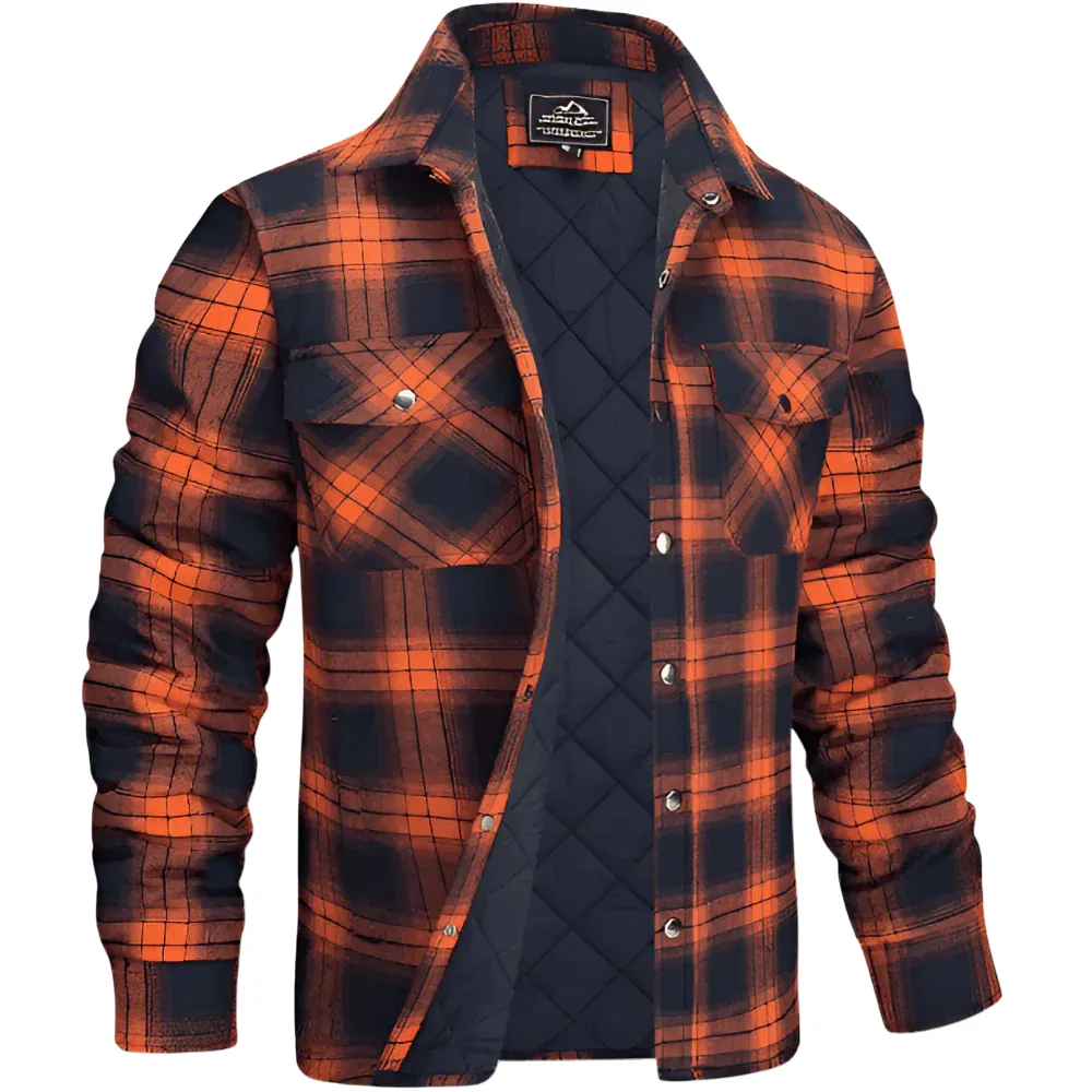 Weatherproof Mens Quilted Shirt Jacket Insulated For All Seasons Outdoor Layering For Men
