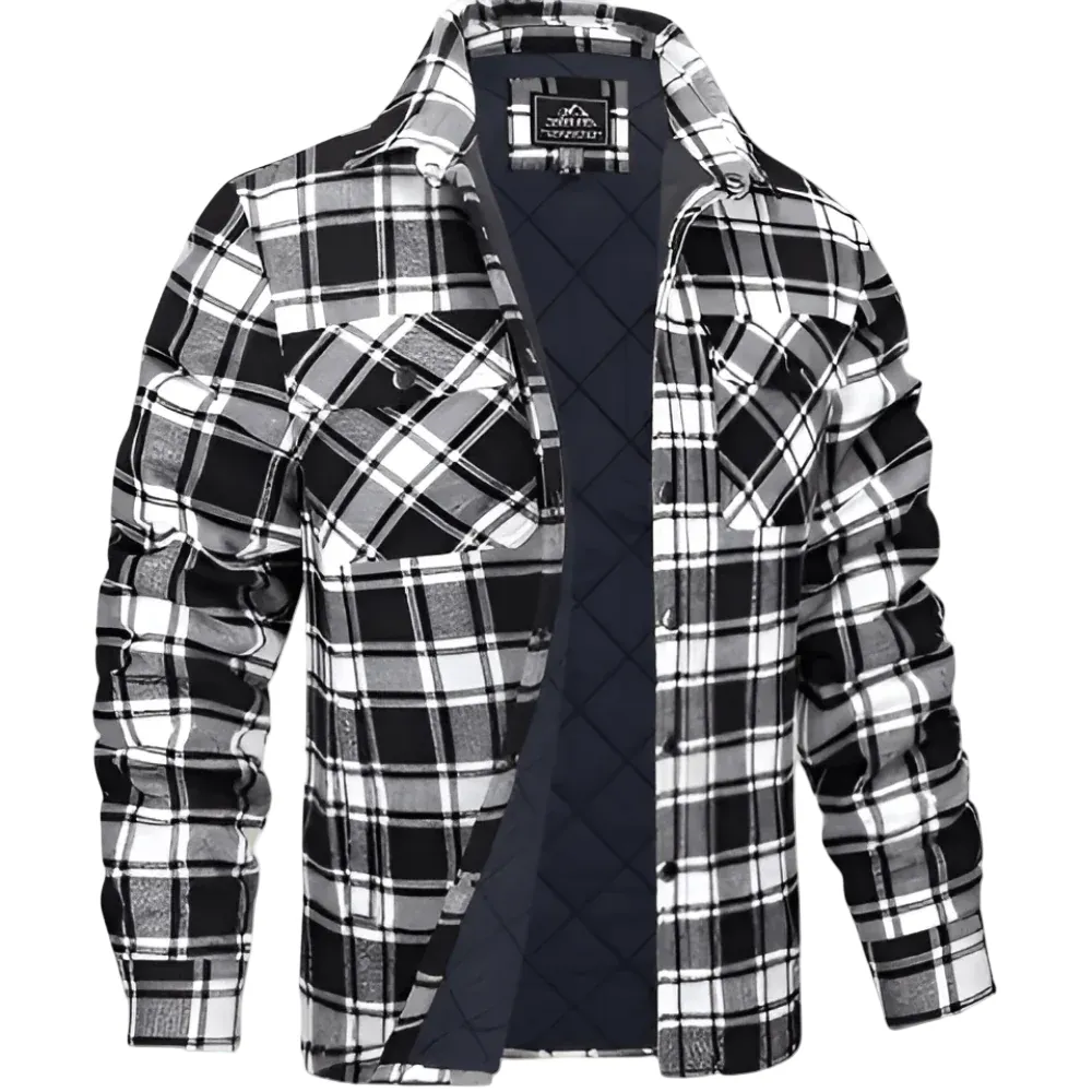 Weatherproof Mens Quilted Shirt Jacket Insulated For All Seasons Outdoor Layering For Men