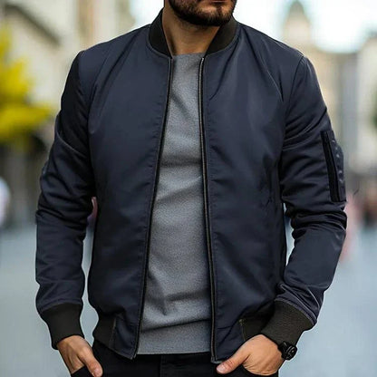 Men's Zip-Up Bomber Jacket Bold Streetwear for Men