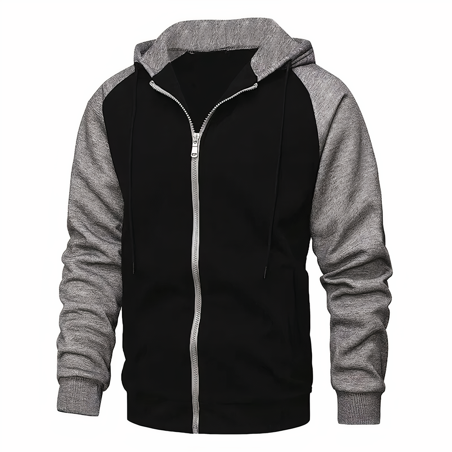 Kyle Men's Zip Up Casual Sports Hoodie by TrendAura Athletic Warmth and Comfort for Active Days